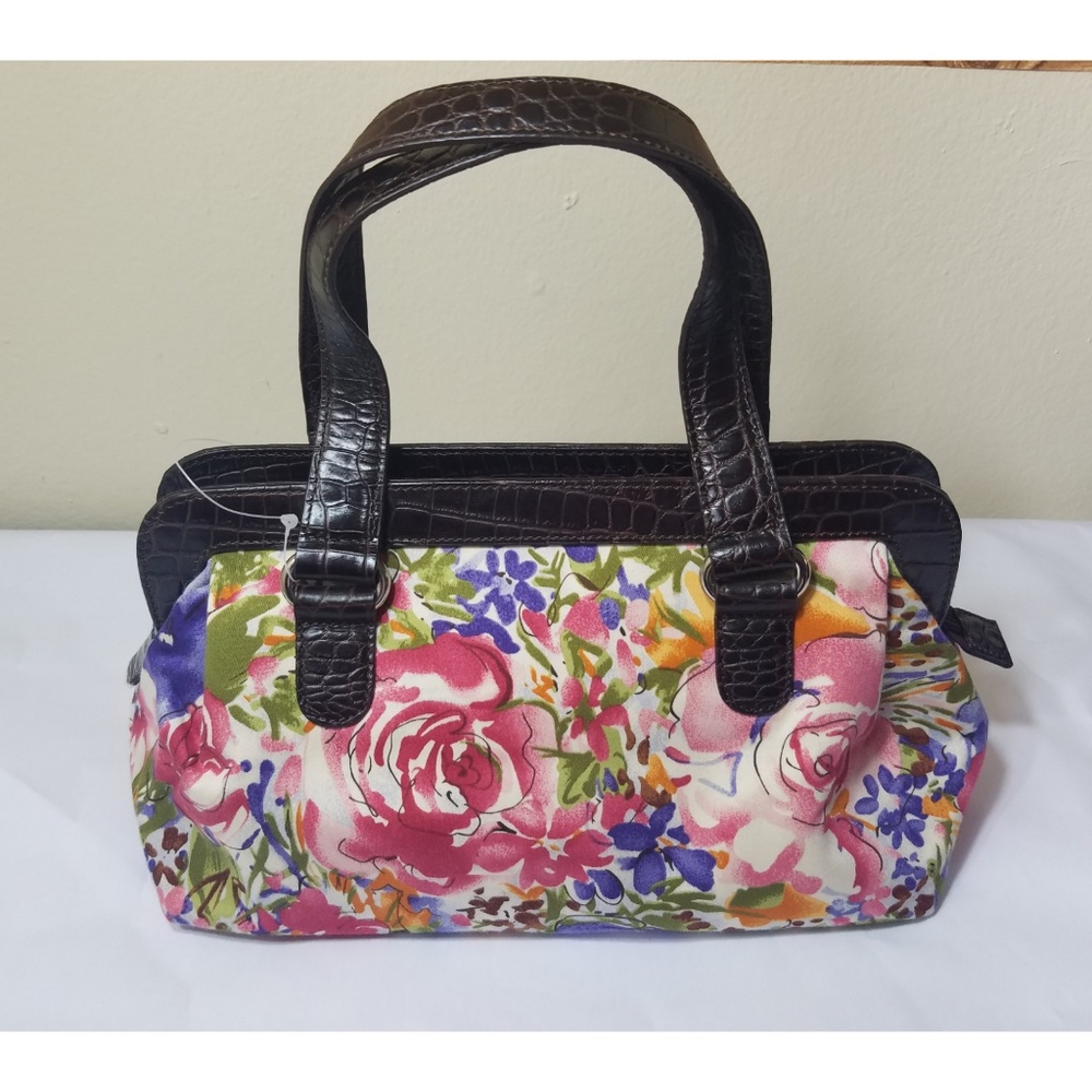 Talbots Floral Handbag Purse